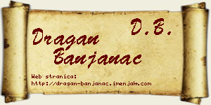Dragan Banjanac vizit kartica
